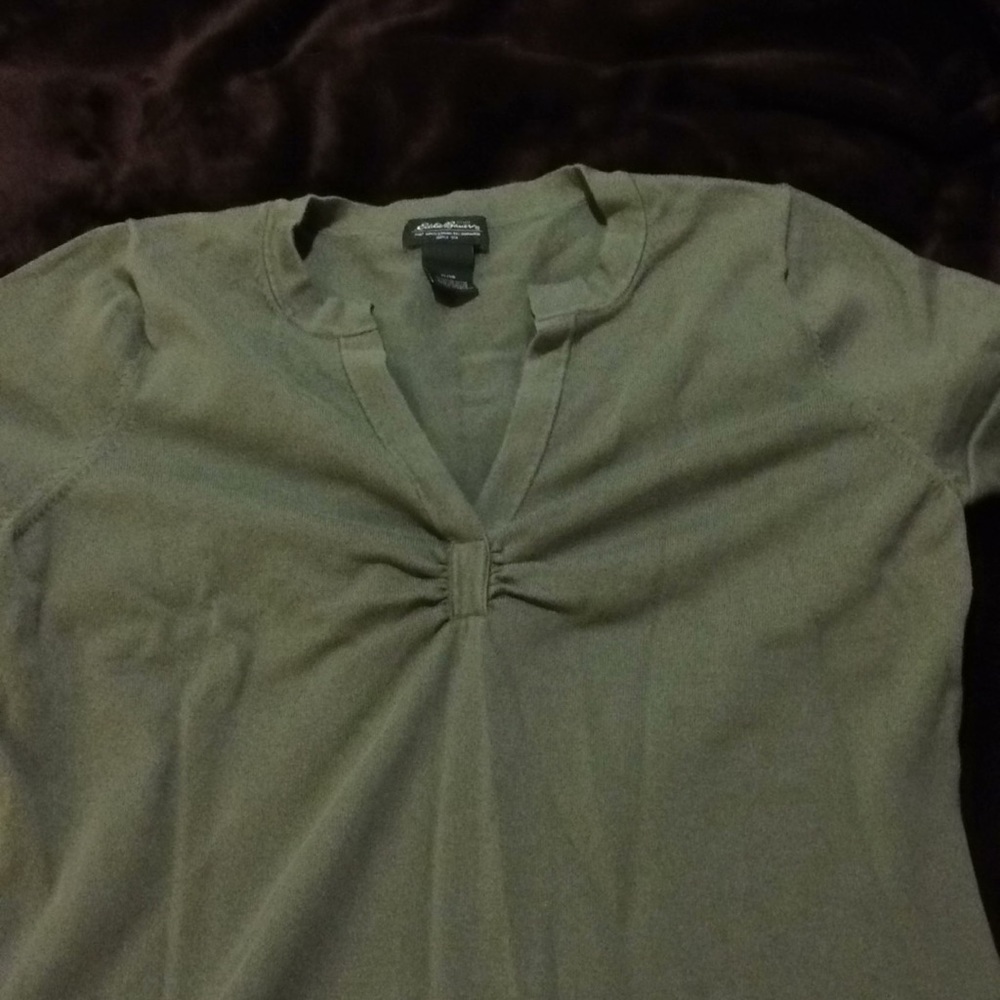 Eddie Bauer short sleeve sweater